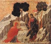 Duccio di Buoninsegna Appearence to Mary Magdalene oil painting reproduction